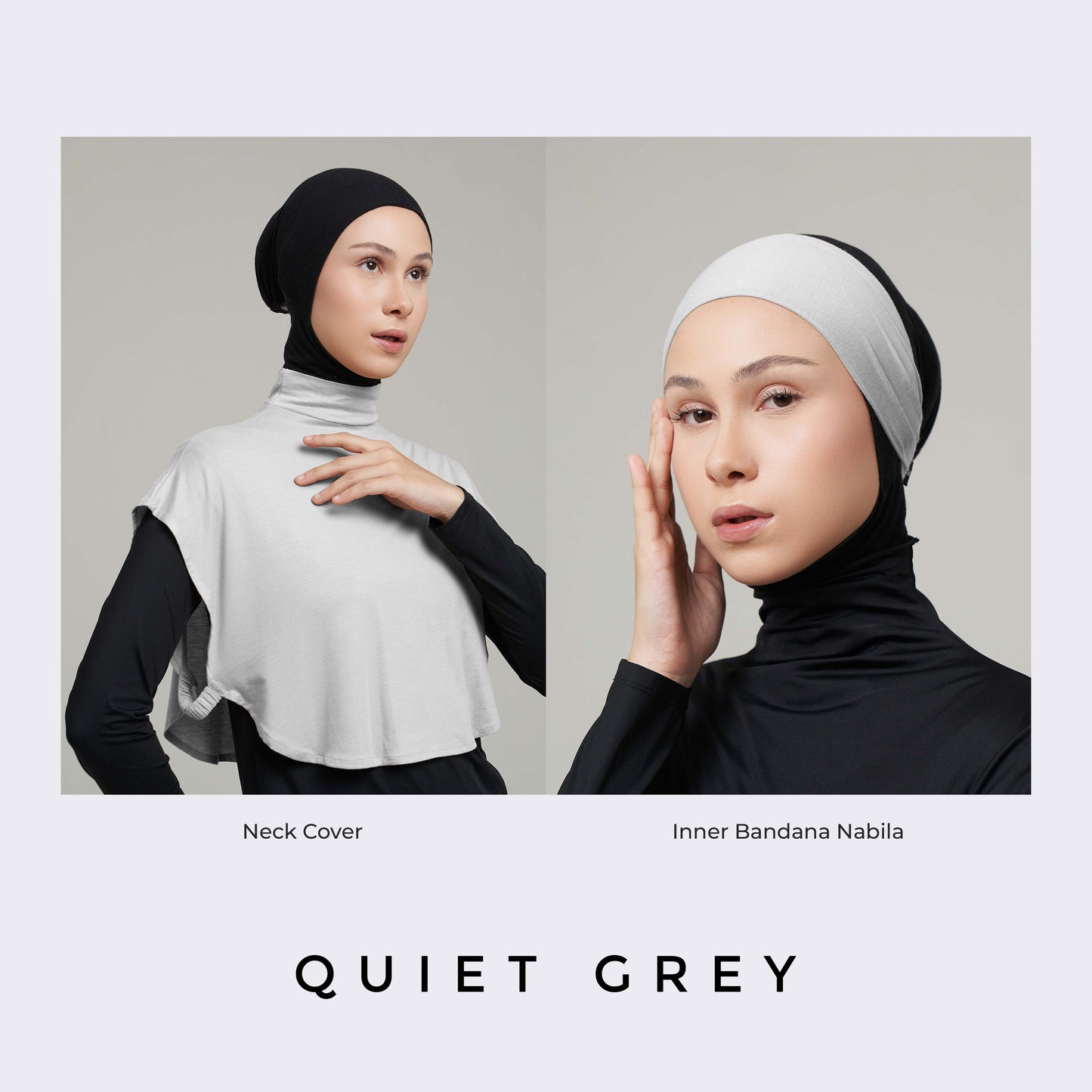 DS Modest - Paket Hemat Inner Bandana & Deker Leher Tencel Premium