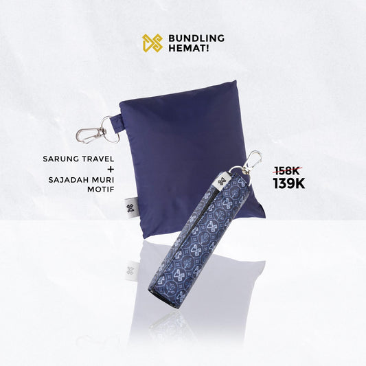 DS Modest - Paket Sarung Travel dan Sajadah Genggam MURI