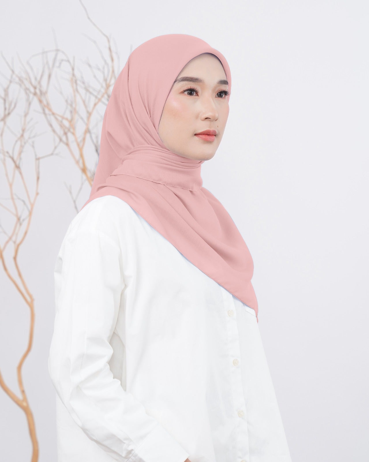 DS Modest – Dymatic Premium Plain Square Voile Hijab