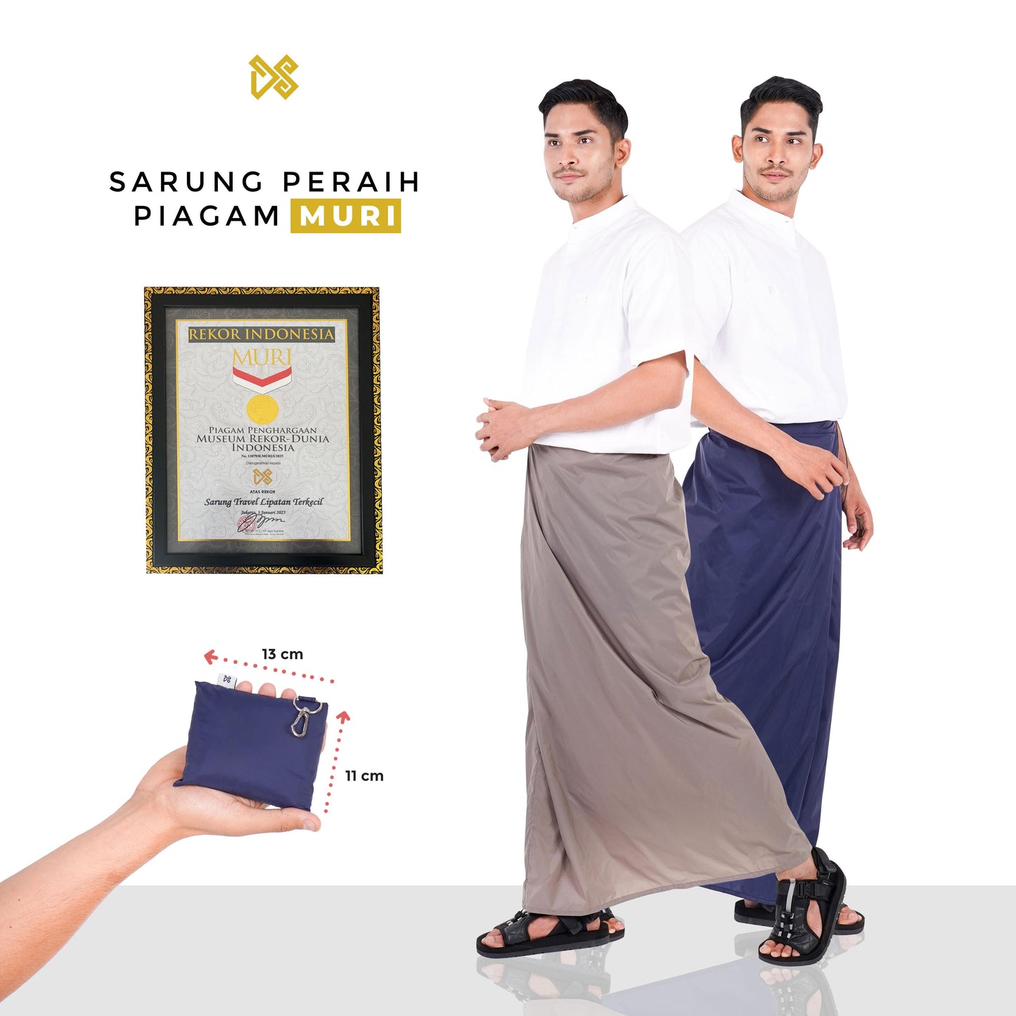 PAKET SARUNG TRAVEL DAN SAJADAH MURI