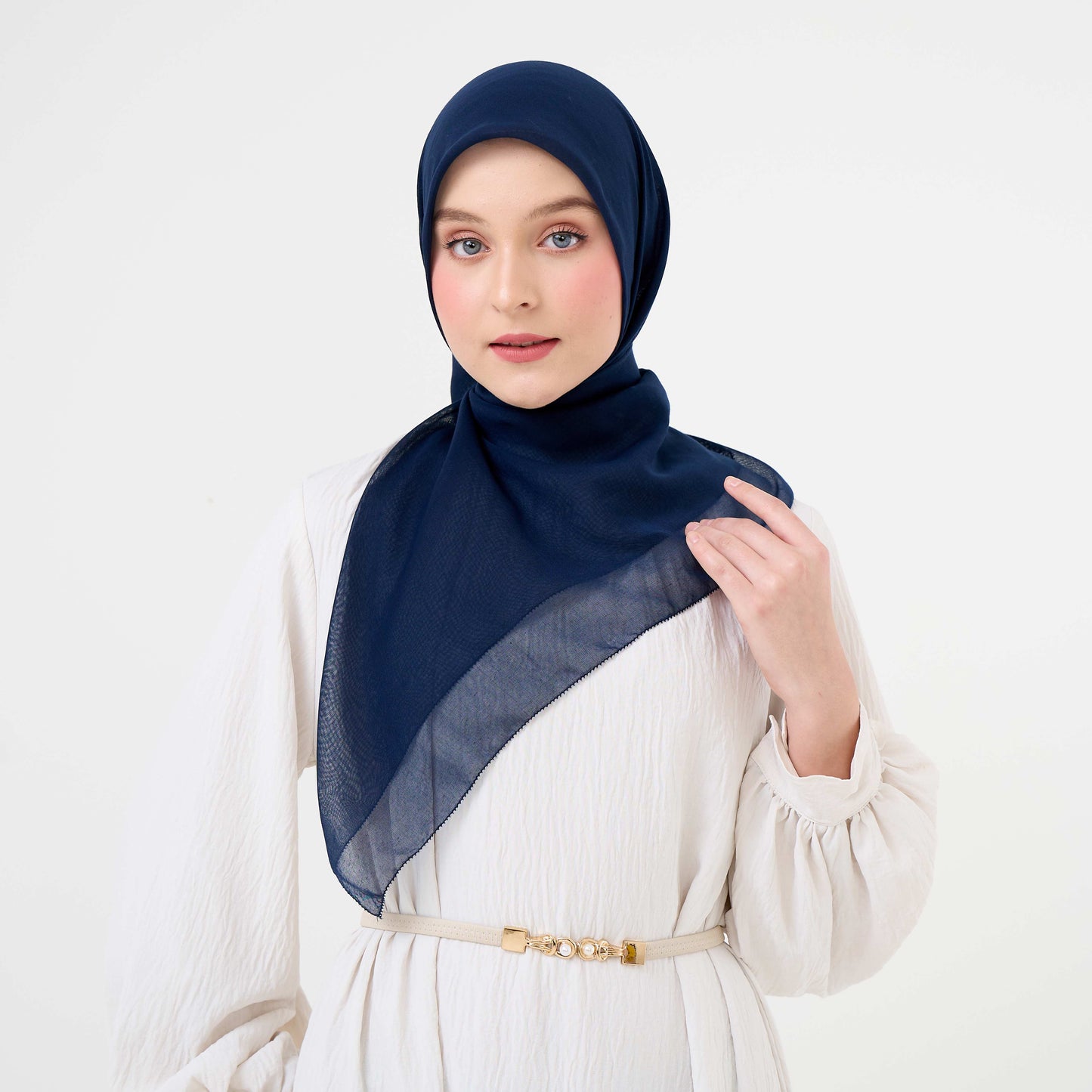 DS Modest – Plain Paris Series – Premium Japanese Paris Square Hijab