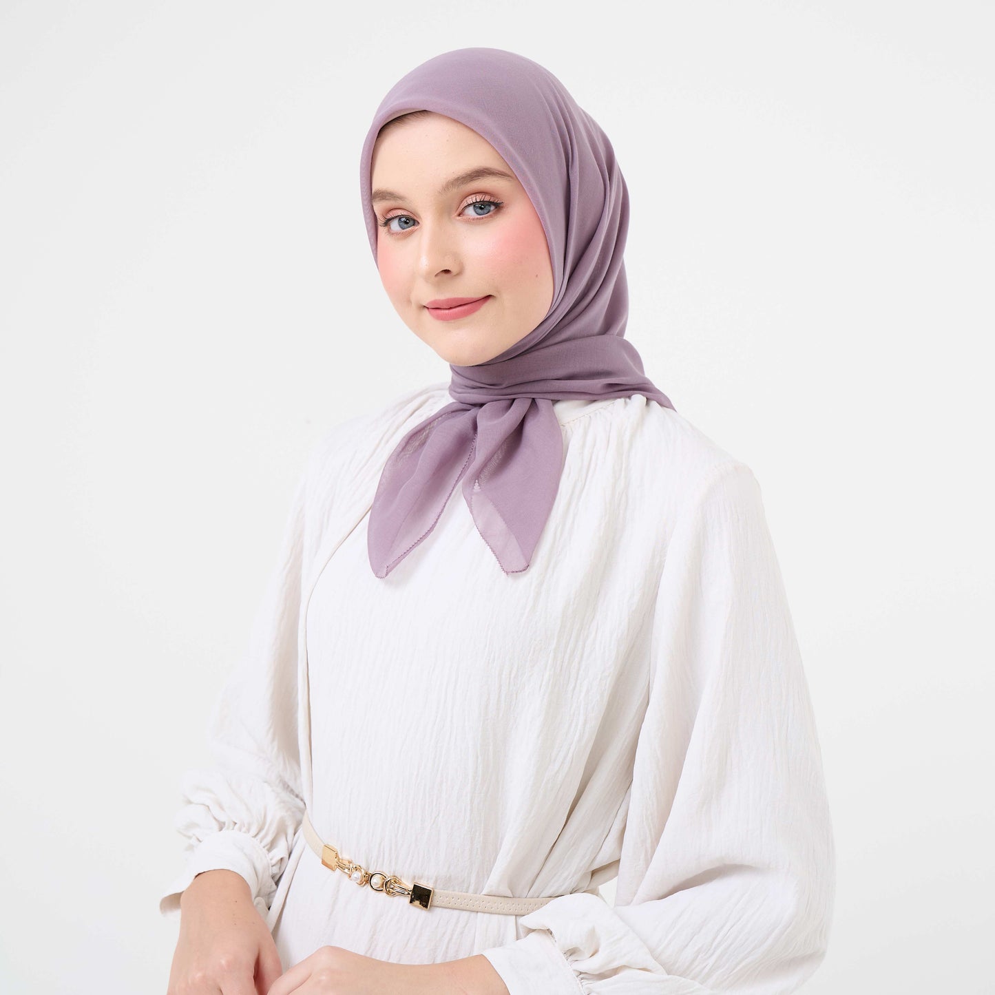 DS Modest – Plain Paris Series – Premium Japanese Paris Square Hijab
