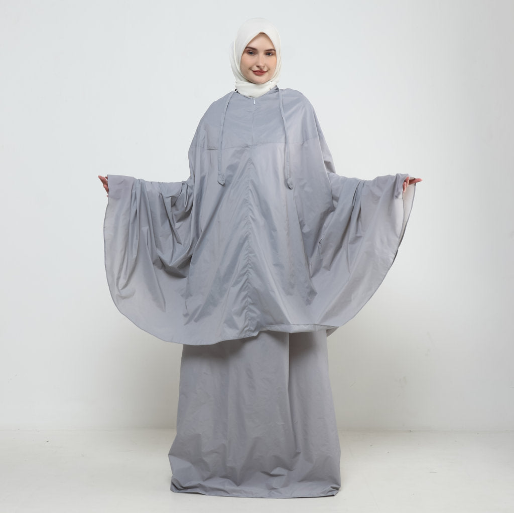 DS Modest – 2 in 1 Travel Prayer Robe – Ayra (With Neck Zipper)