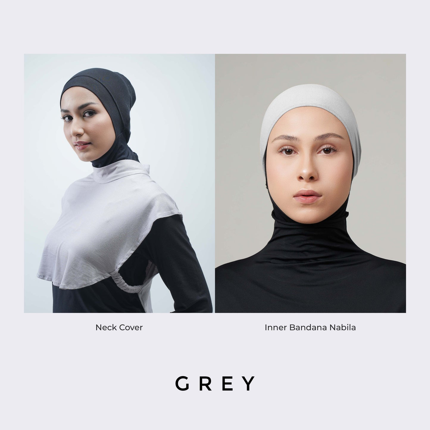 DS Modest - Paket Hemat Inner Bandana & Deker Leher Tencel Premium