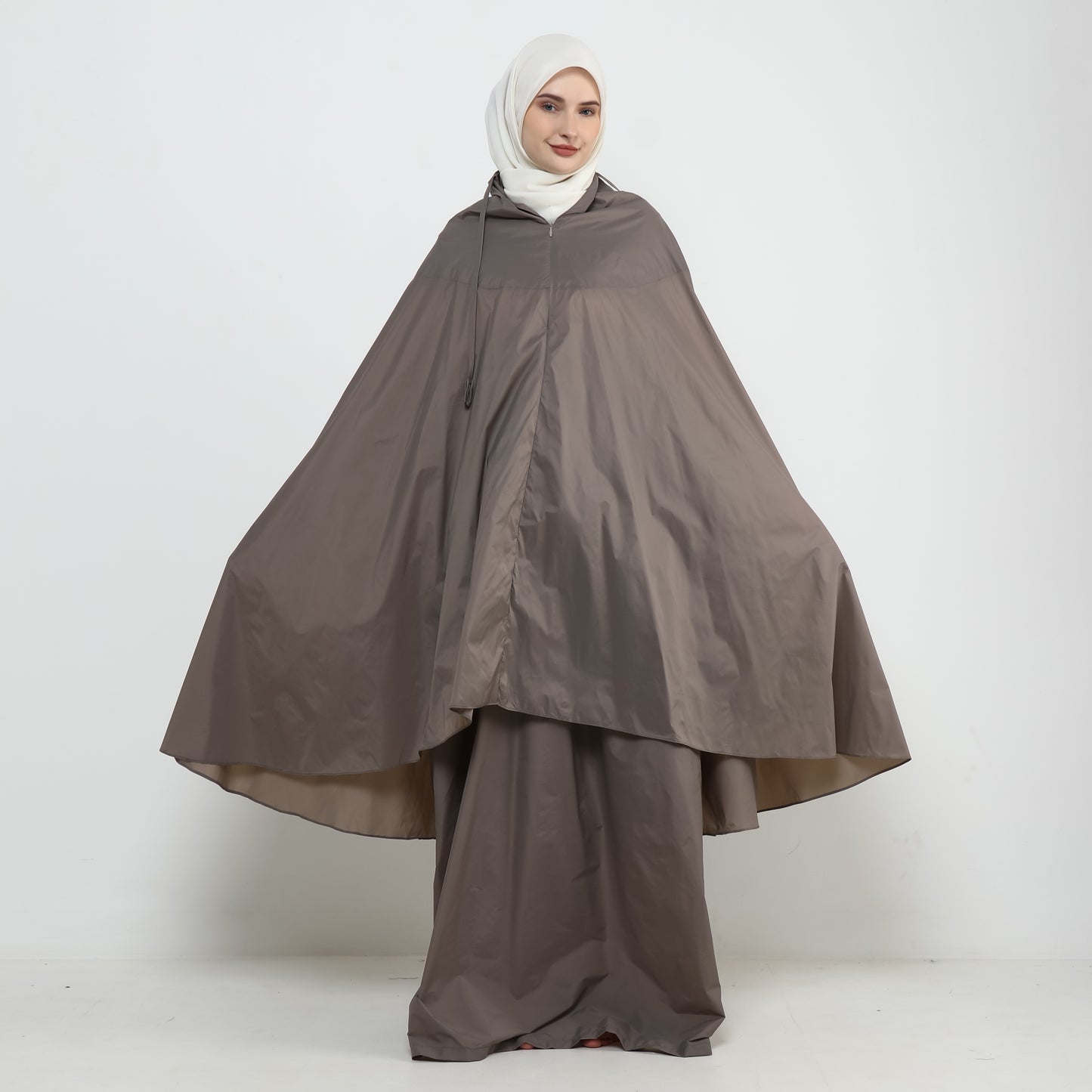 DS Modest – 2 in 1 Travel Prayer Robe – Ayra (With Neck Zipper)