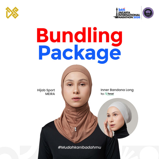 DS Modest - Paket Hemat Hijab Sport Tencel Meira dan Ciput Tencel