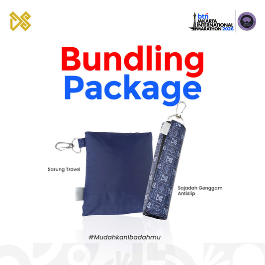 DS Modest - Paket Sarung Travel dan Sajadah Genggam MURI