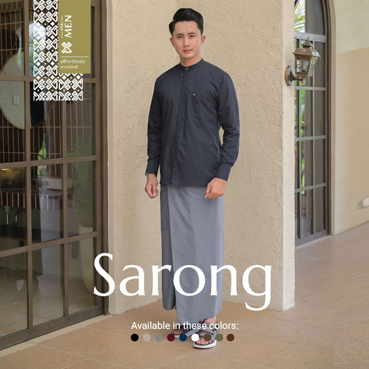 DS Modest – Plain Cotton Sarung – DS Men