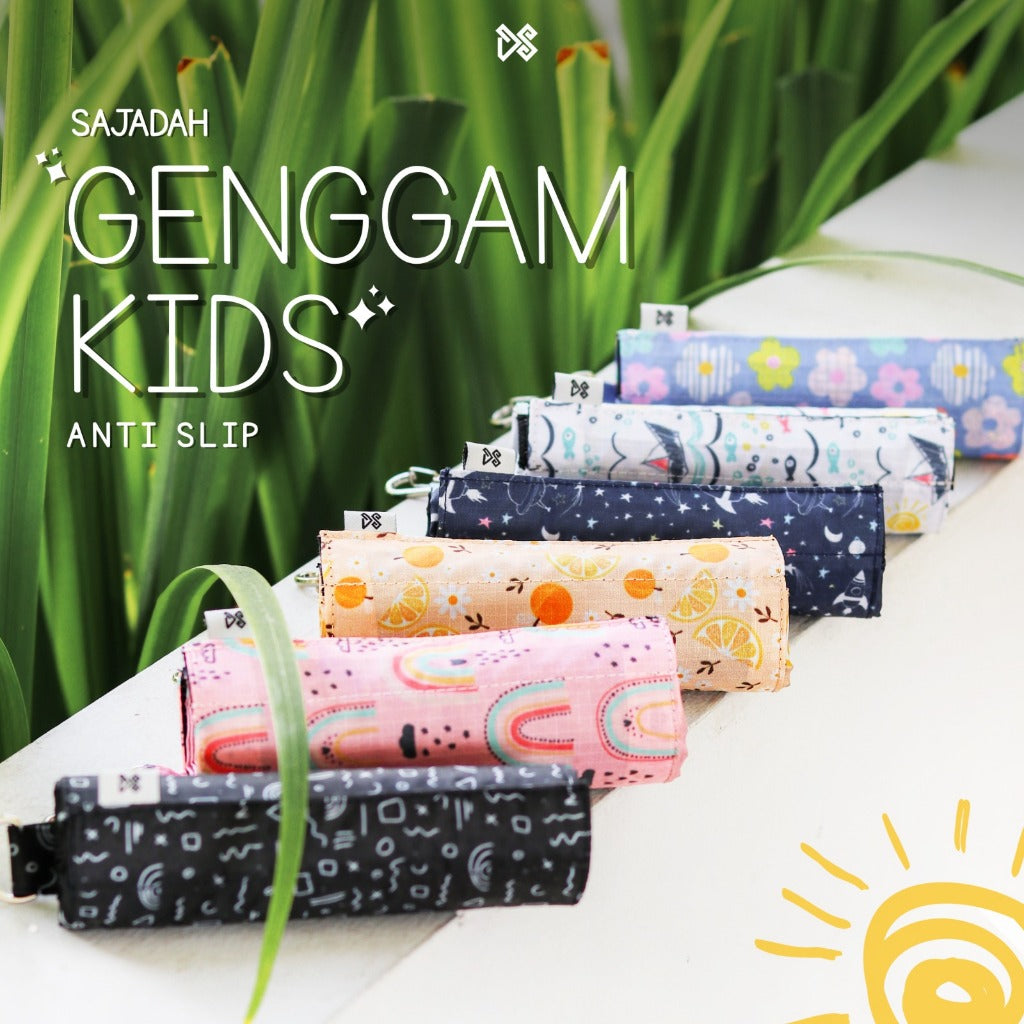 DS Modest – Anti-Slip Handheld Travel Prayer Mat for Kids