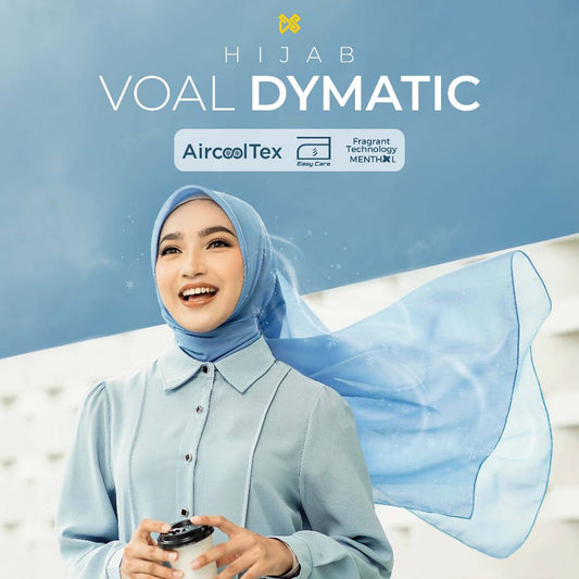 DS Modest – Dymatic Premium Plain Square Voile Hijab