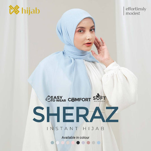 DS Modest – Sheraz Series Premium Crepe Instant Square Hijab