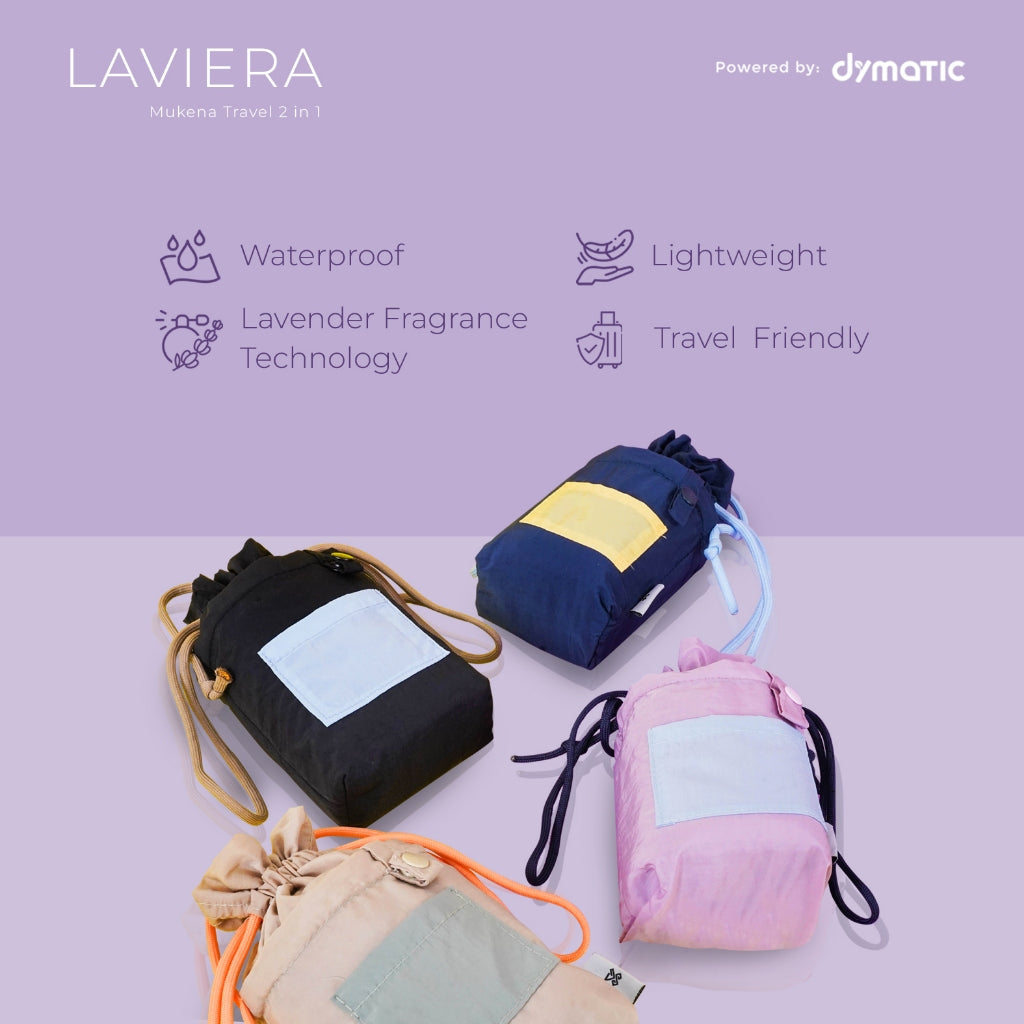 DS Modest – Laviera Travel Prayer Set 2 in 1 Lavender Fragrance