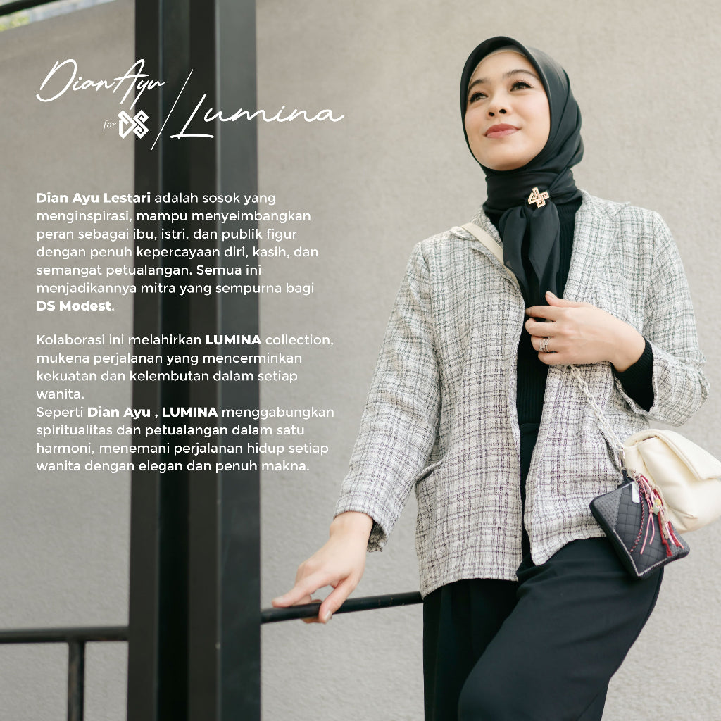 DS Modest - Dian Ayu Lumina 2in1 Travel Prayer Robe