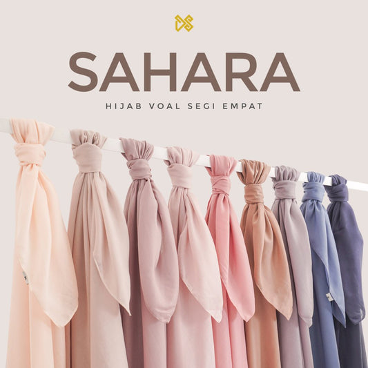DS Modest – Premium Sahara Plain Voile Square Hijab