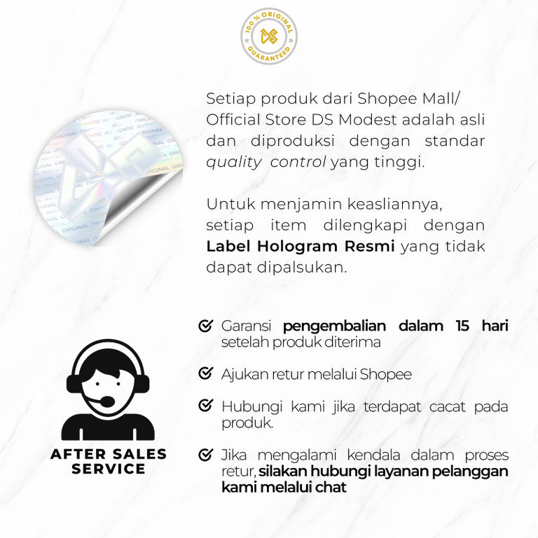 DS Modest – Plain Cotton Sarung – DS Men