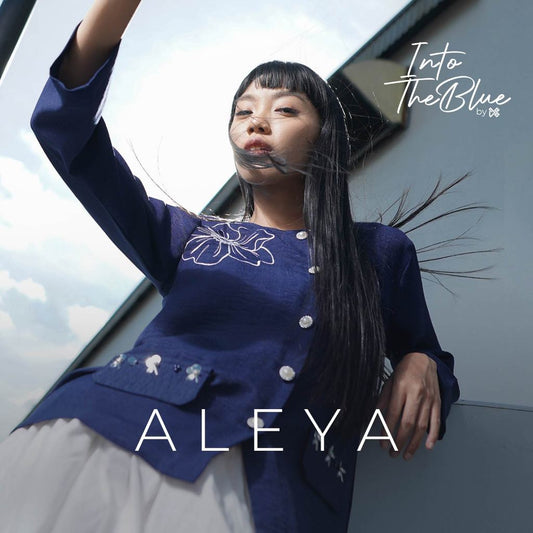 DS Modest – Women’s Linen Shirt Top Into The Blue Series – Aleya