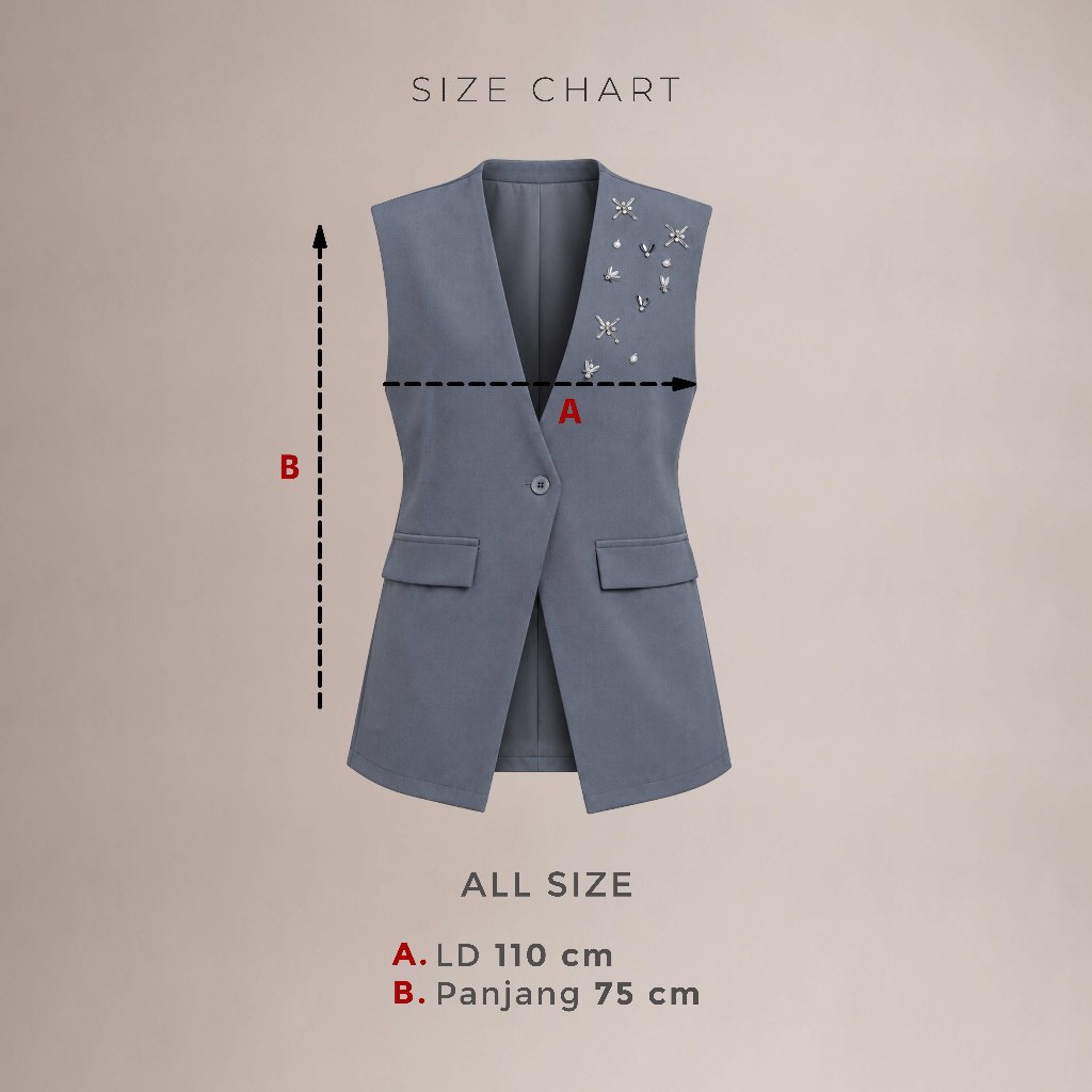 DS Modest - Office Wear Miwa Vest