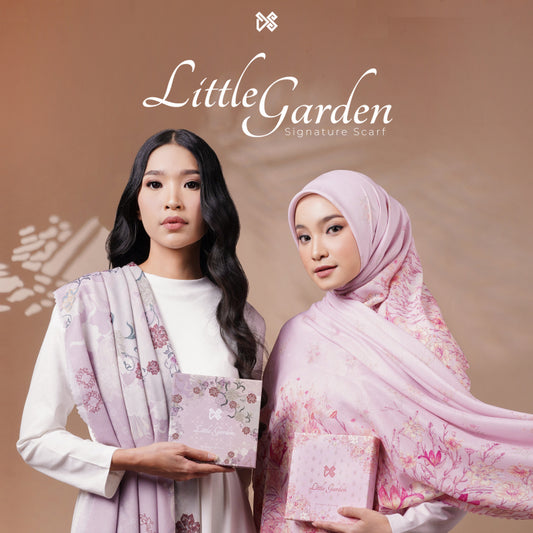DS Modest - Hijab Motif Signature Scarf Little Garden Series