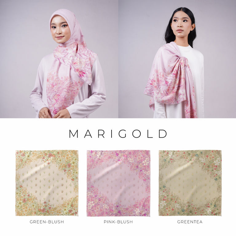 DS Modest - Hijab Motif Signature Scarf Little Garden Series