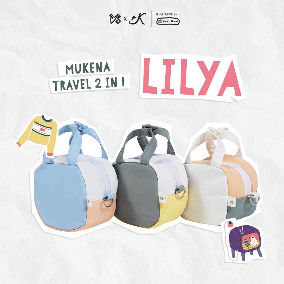 DS Modest - Travel Prayer Set Mini Pouch 2 in 1 Paperdoll Collection - Lilya