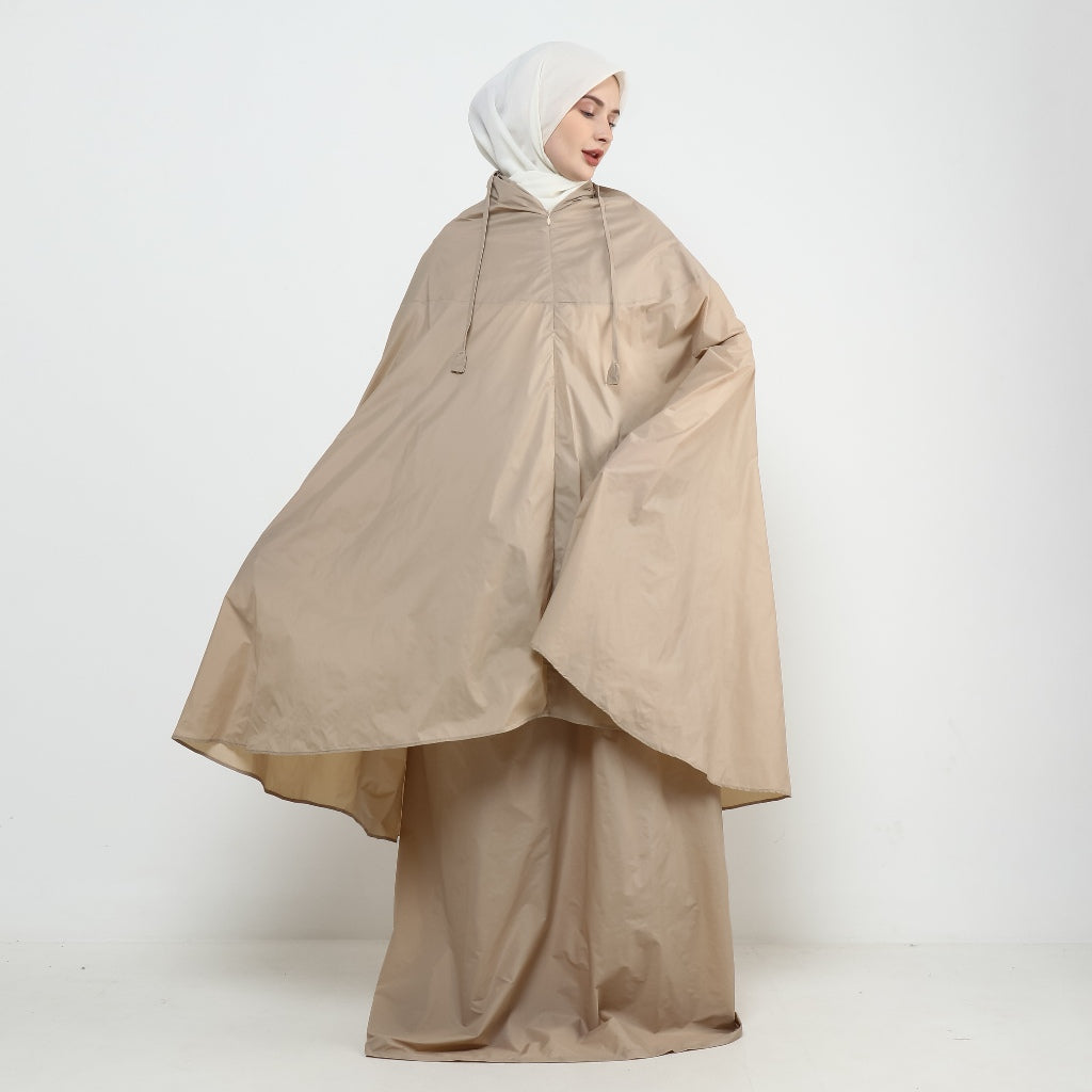 DS Modest - Paket Mukena Travel Khaira 2 in 1 dan Sajadah Genggam Travel Anti Slip