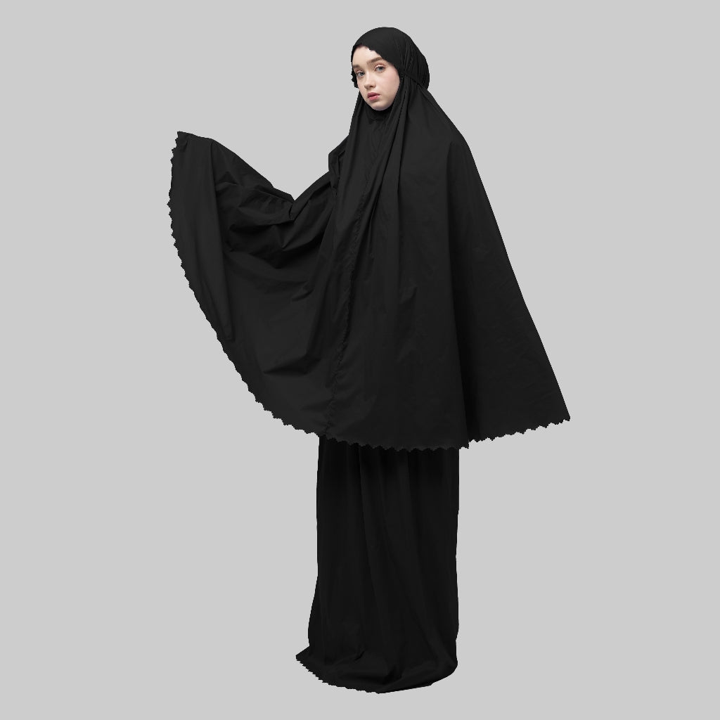 DS Modest - Paket Mukena Travel Nora 2 in 1 dan Sajadah Genggam Travel MURI