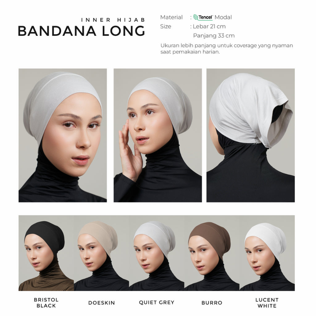 DS Modest - Paket Hemat Hijab Sport Tencel Nasya dan Ciput Tencel