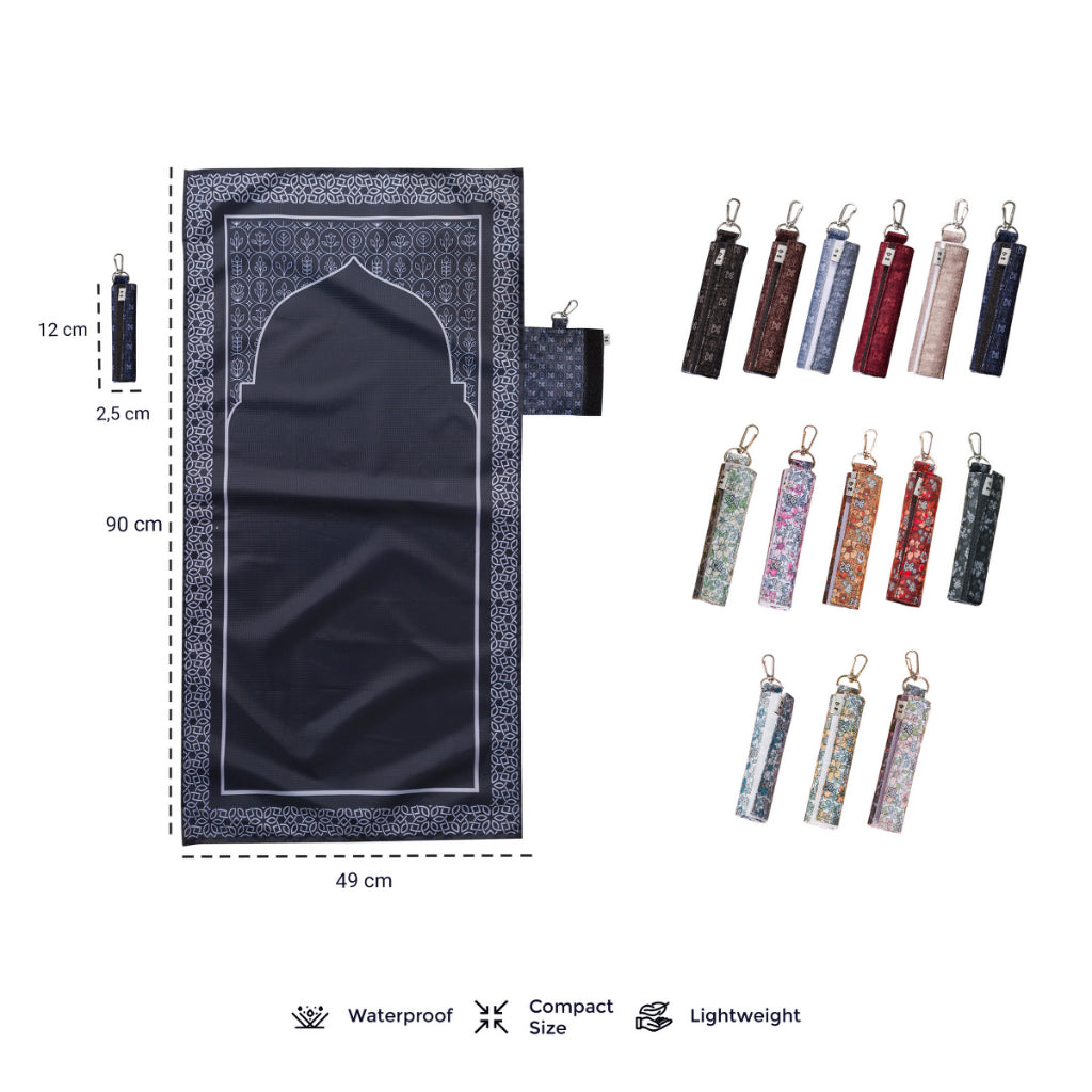 DS Modest - Paket Mukena Travel Nora 2 in 1 dan Sajadah Genggam Travel MURI