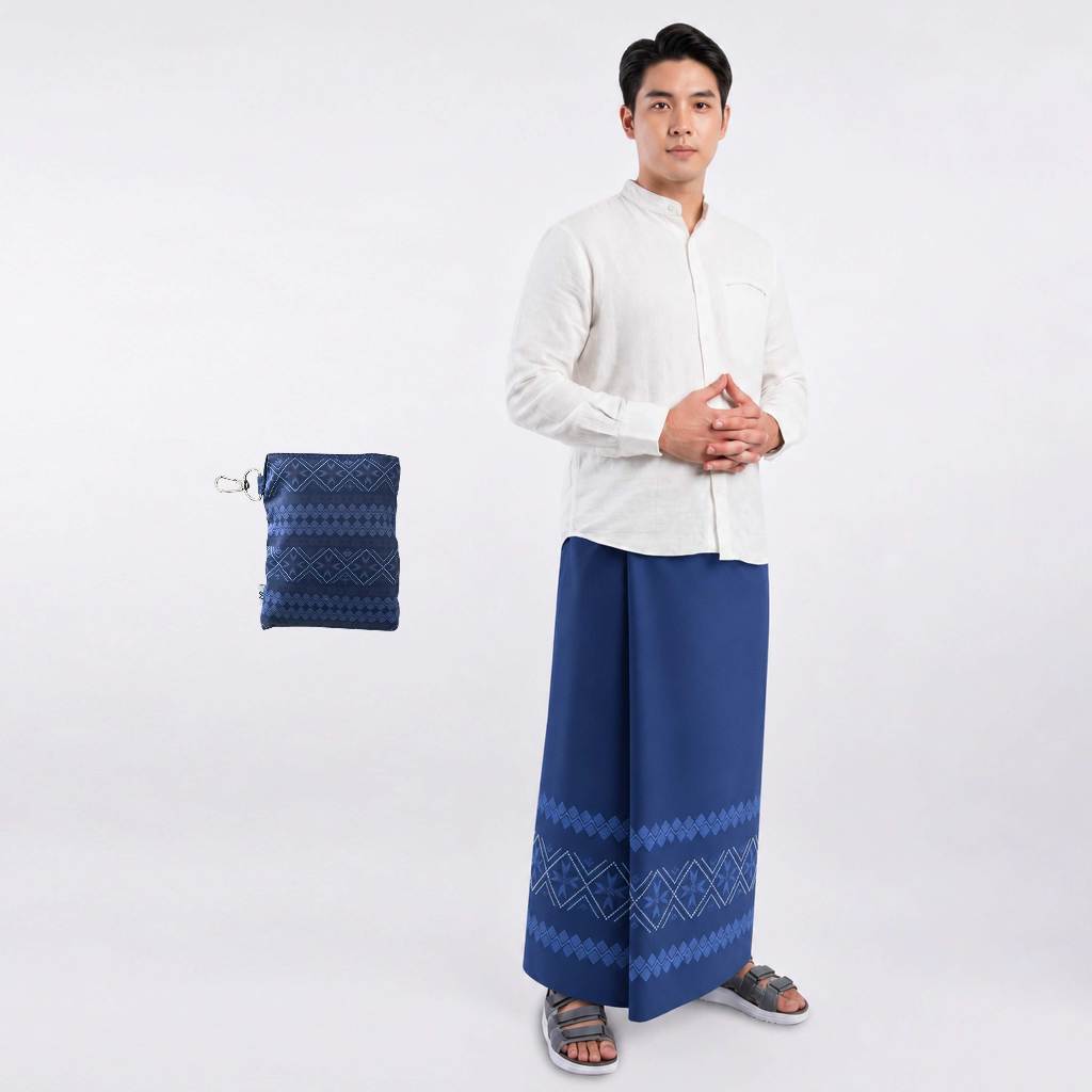 DS Modest - Sarung Travel Motif Waterproof Mini Pocket Size (Rekor MURI Sarung Travel)