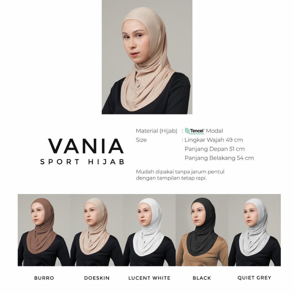 DS Modest - Paket Hemat Hijab Sport Tencel dan Handsock Tencel