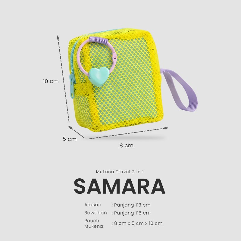 DS Modest - Mukena Travel Samara 2 in 1 Waterproof