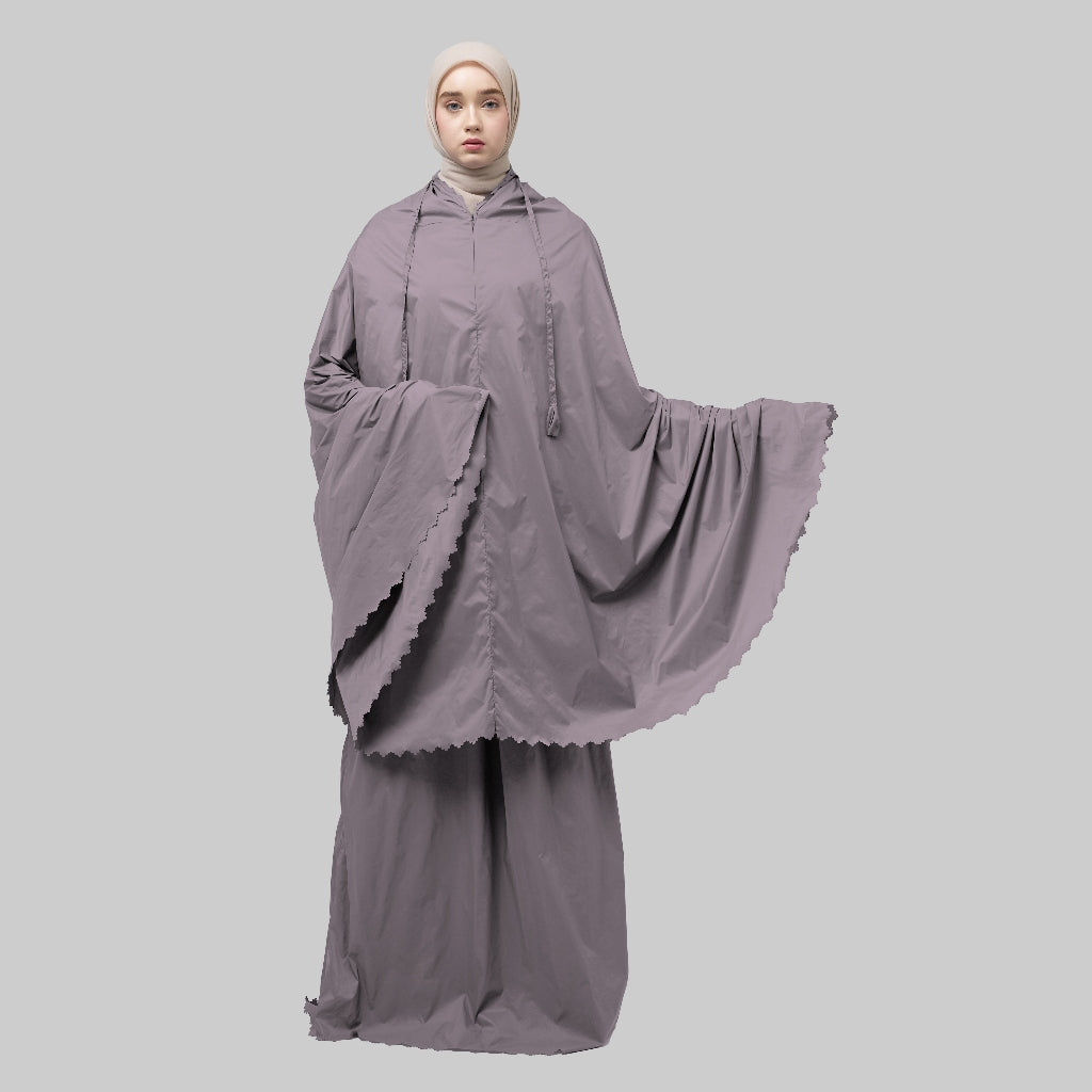 DS Modest - Paket Mukena Travel Nora 2 in 1 dan Sajadah Genggam Travel MURI