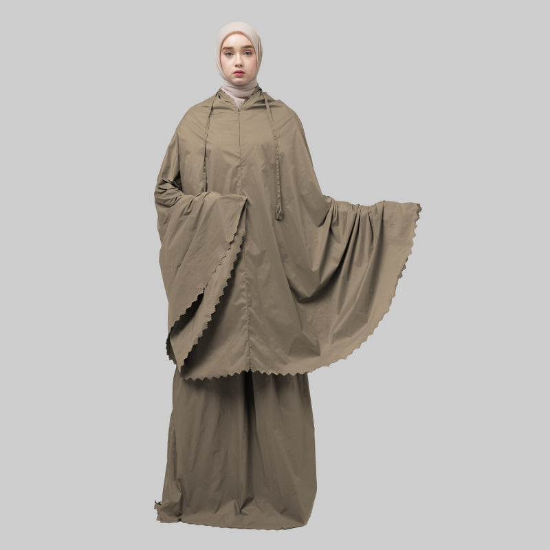 DS Modest - Paket Mukena Travel Nora 2 in 1 dan Sajadah Genggam Travel MURI