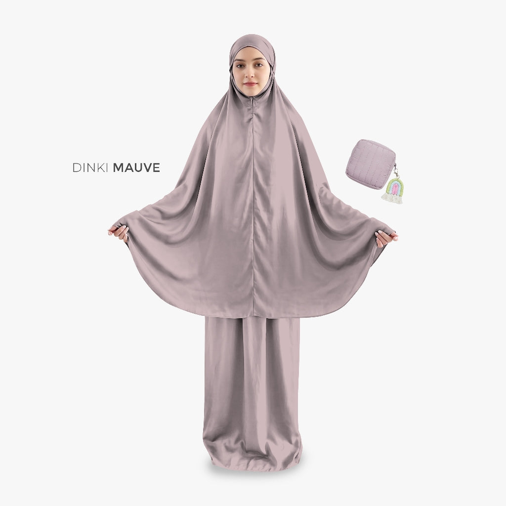 DS Modest - Mukena Traveling Mini Pouch Premium 2 in 1 - Dayana (Ritsleting Leher)