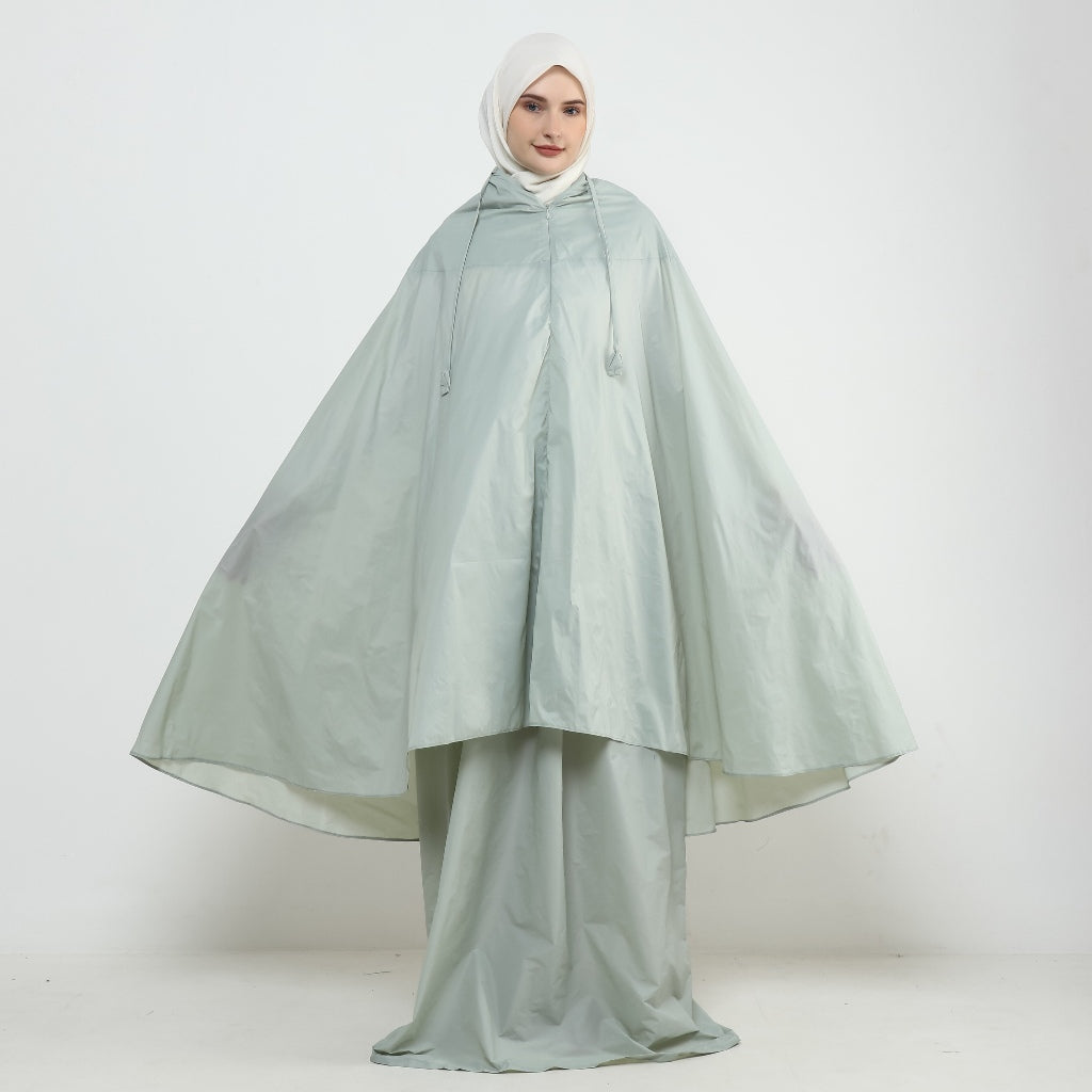 DS Modest - Paket Mukena Travel Khaira 2 in 1 dan Sarung Travel Waterproof