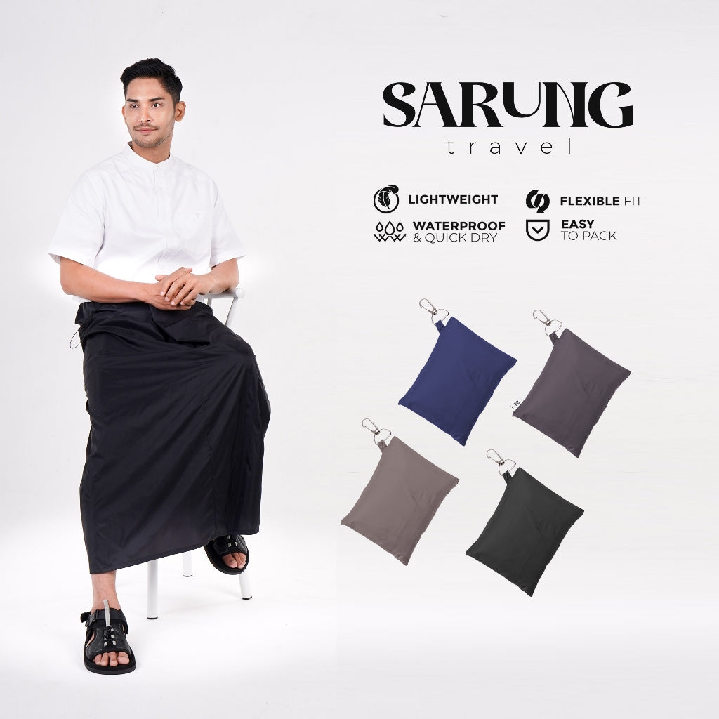 DS Modest - Paket Mukena Travel Khaira 2 in 1 dan Sarung Travel Waterproof