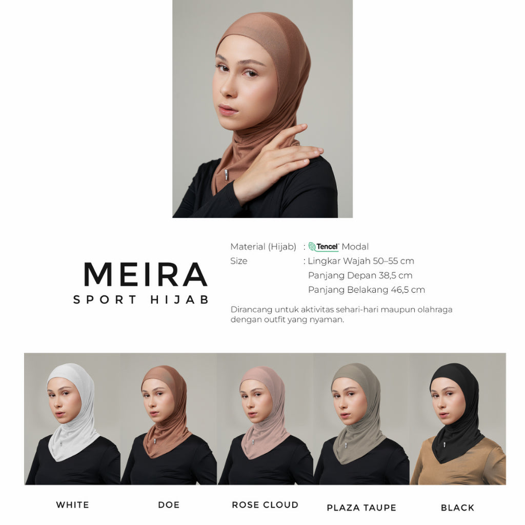 DS Modest - Paket Hemat Hijab Sport Tencel Meira dan Ciput Tencel