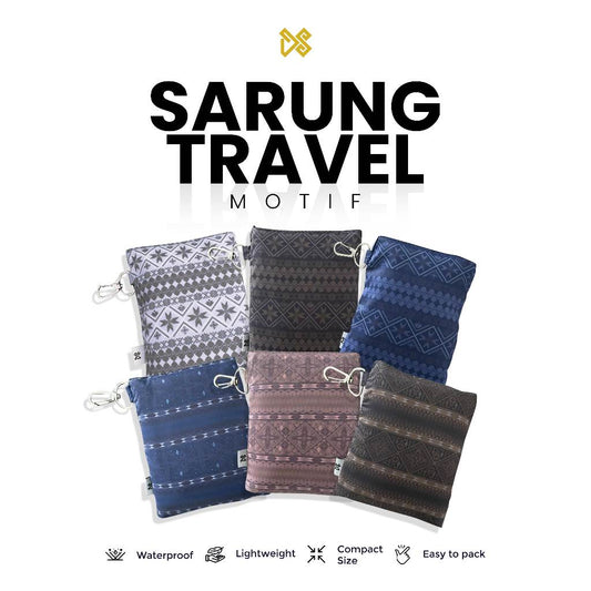 DS Modest - Sarung Travel Motif Waterproof Mini Pocket Size (Rekor MURI Sarung Travel)