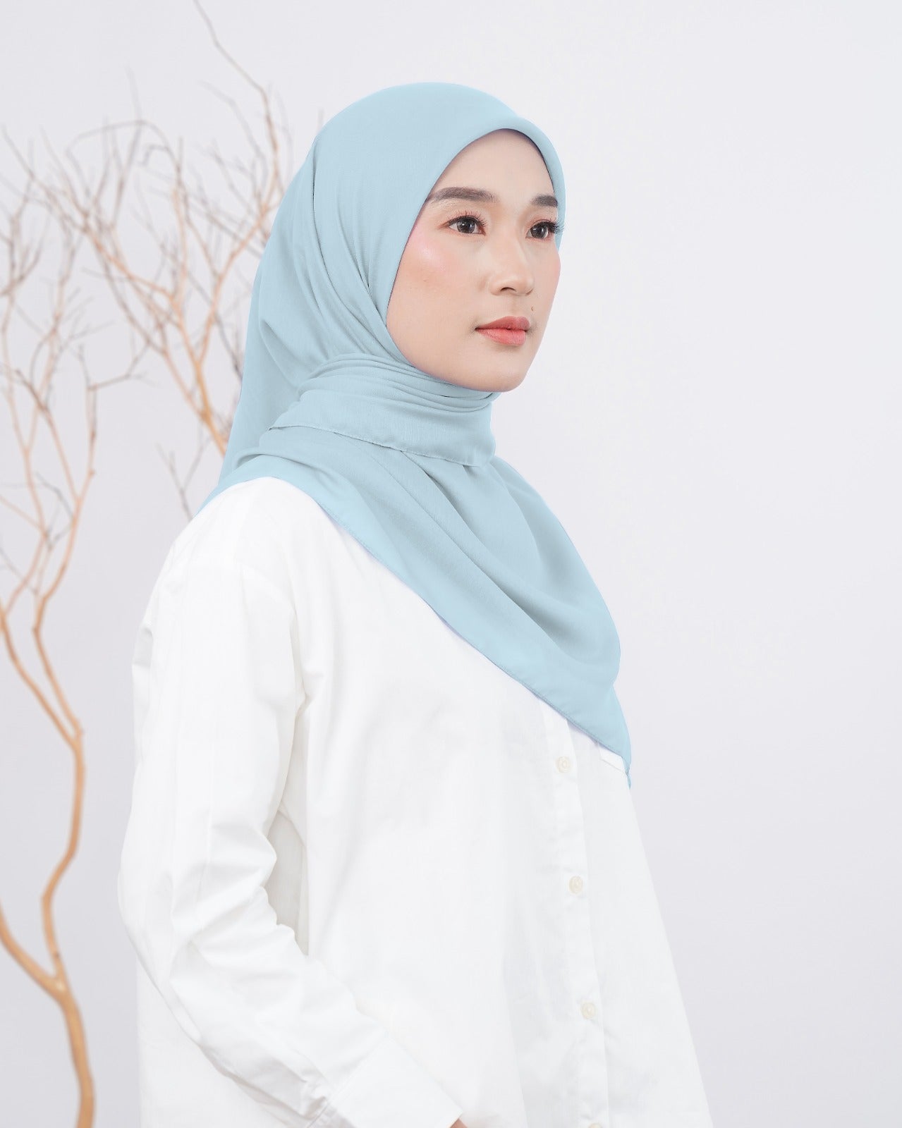 DS Modest – Dymatic Premium Plain Square Voile Hijab