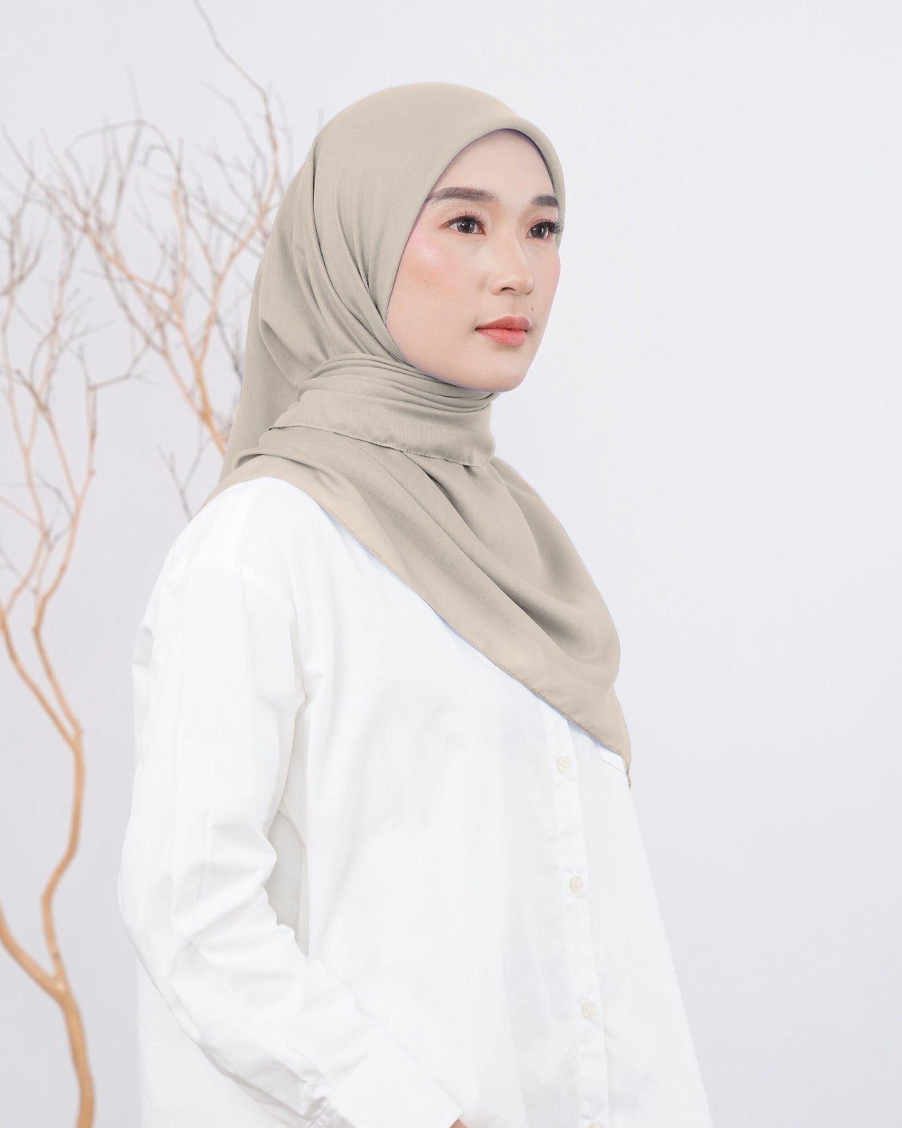 DS Modest – Dymatic Premium Plain Square Voile Hijab