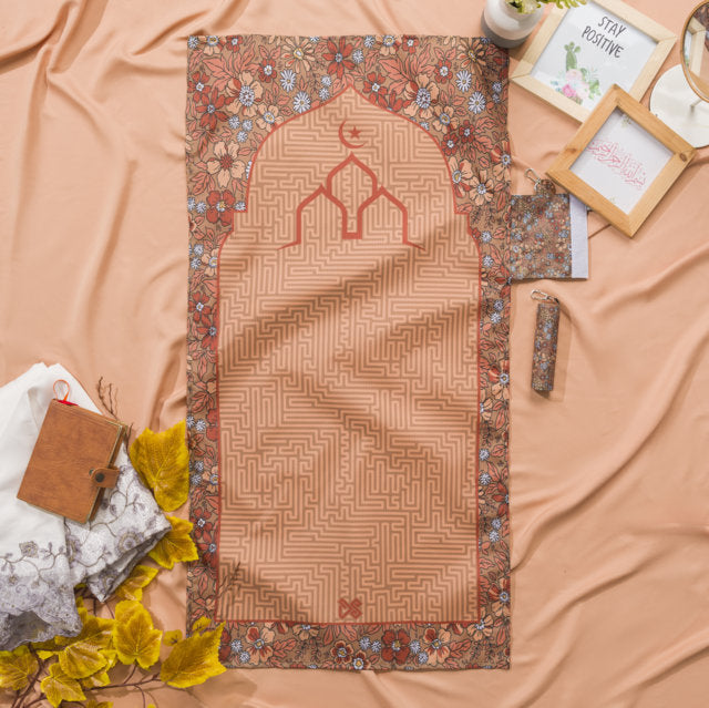 DS Modest – MURI Motif Handheld Travel Prayer Mat